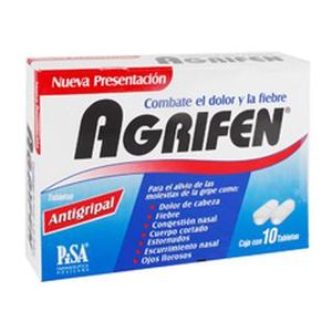 Agrifen Antigripal Tabletas 10 ml