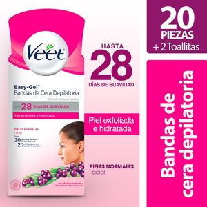 Bandas Faciales Piel Normal 20 pz