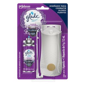 Glade Aromatizante Toque Campos de Lavanda Unidad + 1 repuesto 9 g