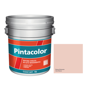 Pintura Vinílica Meridian Pintacolor Salmón Mate 18 L