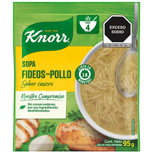 Knorr Sopa de Fideo con Pollo 95 g