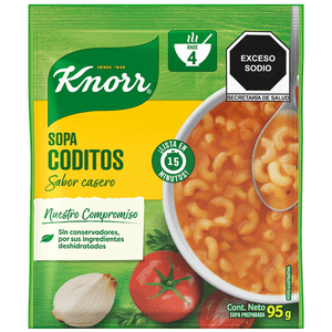 Knorr Sopa en Forma de Coditos 95 g