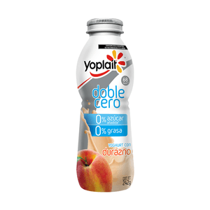 Yoplait Yogurt Doble Cero Durazno 242 g