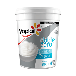 Yogurt Doble Cero Natural 1 kg