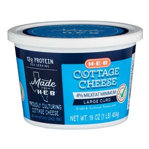 HEB Queso Cottage Grumo Grande 454 g