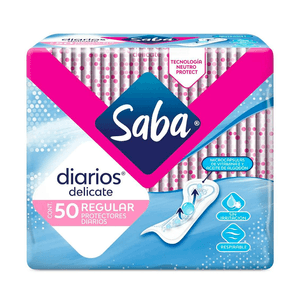 Protectores Diarios Delicate Regular 50 Pz