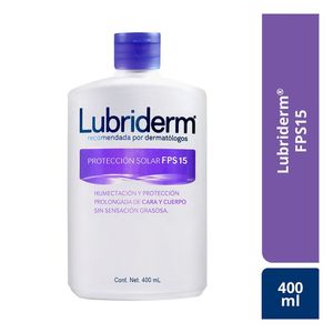 LUBRIDERM Crema corporal protección solar UV 15 400 ml