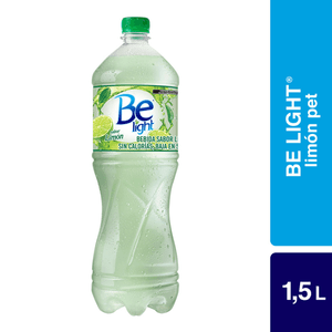 Be Light Agua Saborizada Sabor Limón 1.5 L