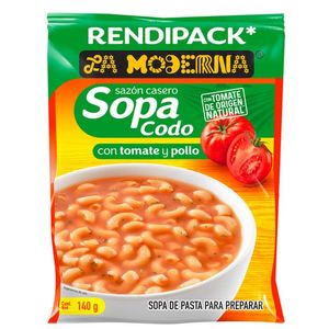 Sopa Coditos con Tomate y Sabor a Pollo 140 g