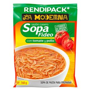 Sopa Fideo con Tomate y Sabor a Pollo 140 g