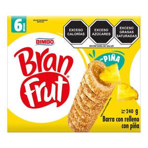 Bimbo Barra Bran Frut Piña 240 g