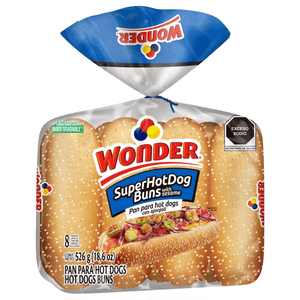 Wonder Pan Para Hot Dog 526 g