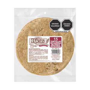 Tortilla de Harina de Trigo Integral 345 g