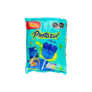 Paleta de Caramelo Brochita Pinta Azul 48 Pz