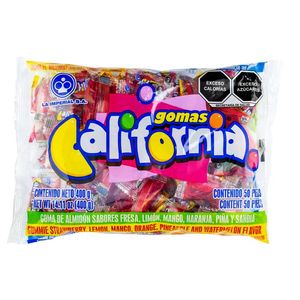 Gomas de Sabores California Surtida 50 Pz