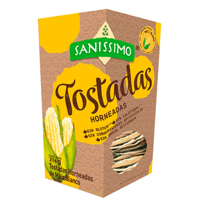 Sanissimo Tostadas de Maiz Horneadas 216 g