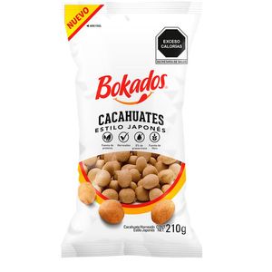 Bokados Cacahuates Estilo Japonés 210 g