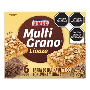 Bimbo Barra de Cereal Multigrano Linaza 192 g