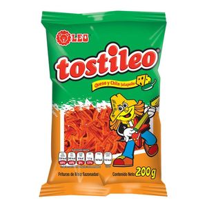 Frituras de Maíz Sazonada Tostileo Queso y Chile 200 g