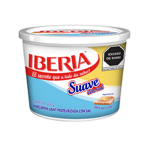 Iberia Margarina Untable Suave con Sal 400 g