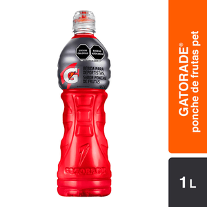 Gatorade Bebida Isotónica Sabor Ponche de Frutas 1 L