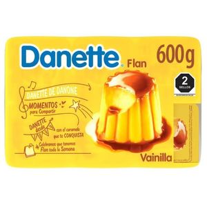 Flan Danette Sabor Vainilla Con Caramelo 6x100 g