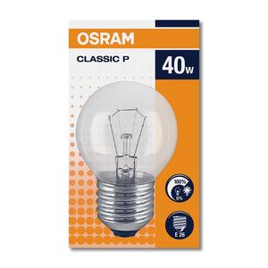 Foco Incandescente Osram P45 Luz Cálida 40 Watts