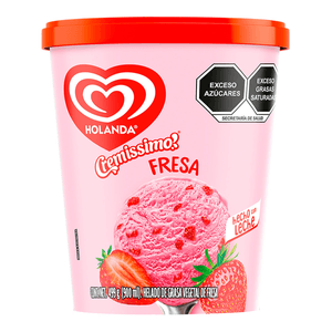 Holanda Helado Sabor Fresa 900 ml