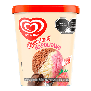 Holanda Helado Sabor Napolitano 900 ml