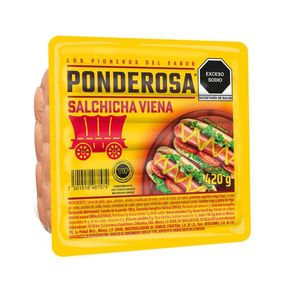 Ponderosa Salchicha Viena 420 g