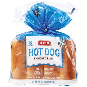 HEB Pan Para Hot Dog Blanco 340 g