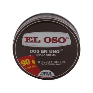 El Oso Grasa Dos en Uno Color Café 90 g 1 pz