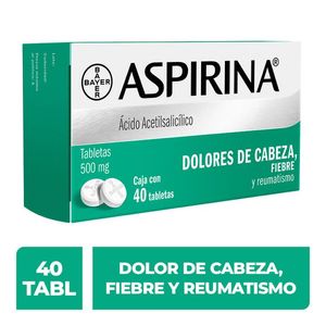 Bayer Aspirina Analgesico 500 Mg con 40 pz