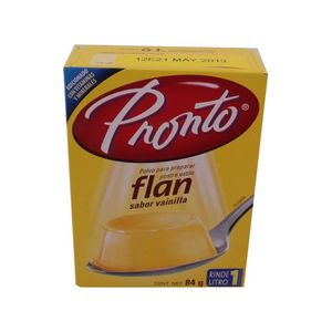 Pronto Flan Sabor Vainilla 84 g