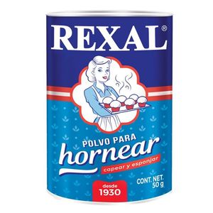 Rexal Polvo Para Hornear Capear Y Esponjar 50 g