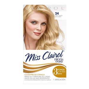 Tinte Permanente Miss Clairol Rubio Mate Claro Tono 82