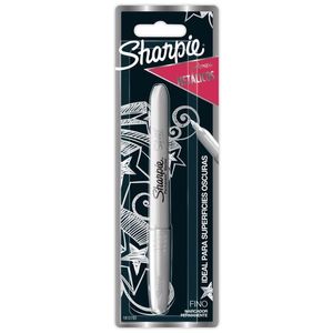 Marcador Sharpie Metalico plata con 1 pz