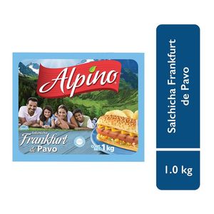 Alpino Salchicha Frankfurt de Pavo 1 kg