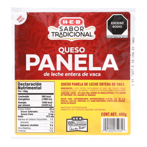 HEB Sabor Tradicional Queso Panela 400 g