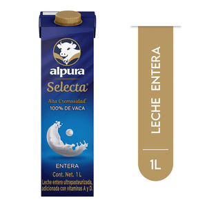 Alpura Leche Selecta Entera 1 L