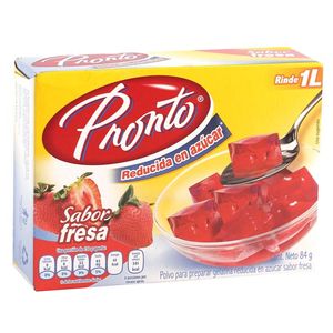 Pronto Gelatina en Polvo Fresa 84 g