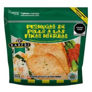 Karfri Pechugas de Pollo Finas Hierbas 469 g