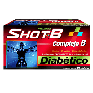 Shot-B Diabetic Tabletas 30 Pz