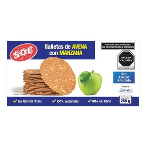 Galletas SOE LIGHT de Avena con Manzana SPLENDA 260 g