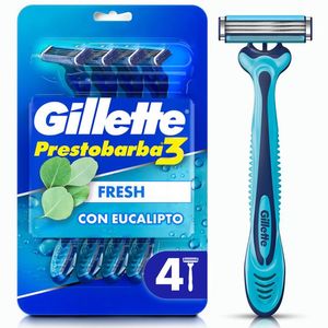 Rastrillo Desechable Prestobarba 3 Cool 4 Pz