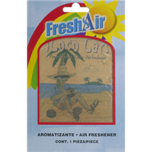 Aromatizante de Automóvil Coco 1 Pz