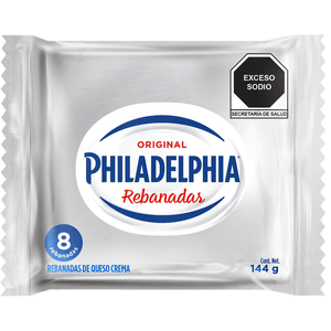 Philadelphia Queso Crema Rebanadas 144 g