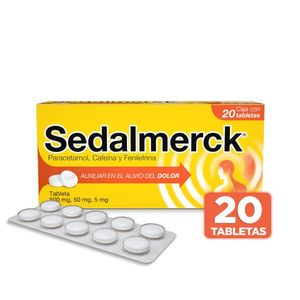 Analgésico Sedalmerck Max 20 Pz