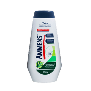 Ammens Talco Desodorante Corporal Aloe Vera 250 g