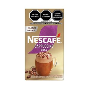 Café Instantáneo Nescafé Cappuccino Moka Caja 6 sobres con 22 g